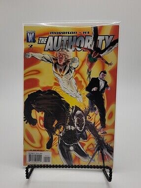 The Authority Comic Book Issue #2 - Bold Orange Cover